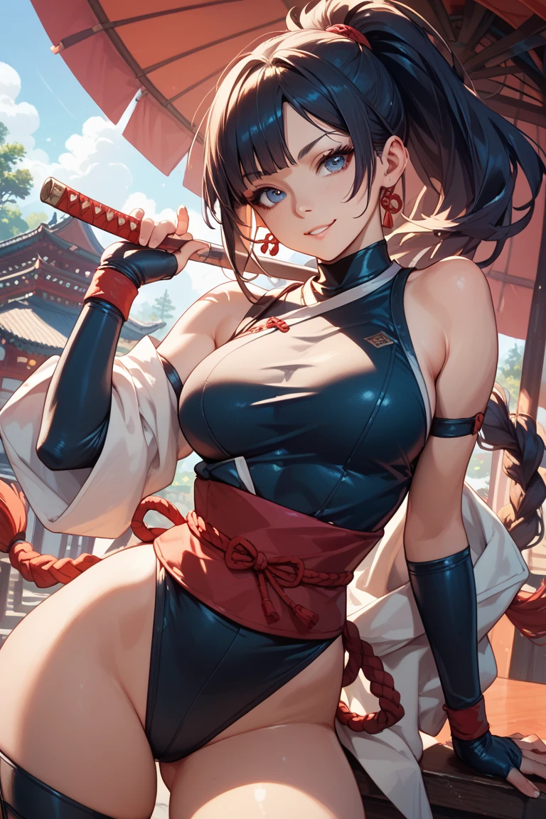 Kizi , katana, fully body, sexy outfit