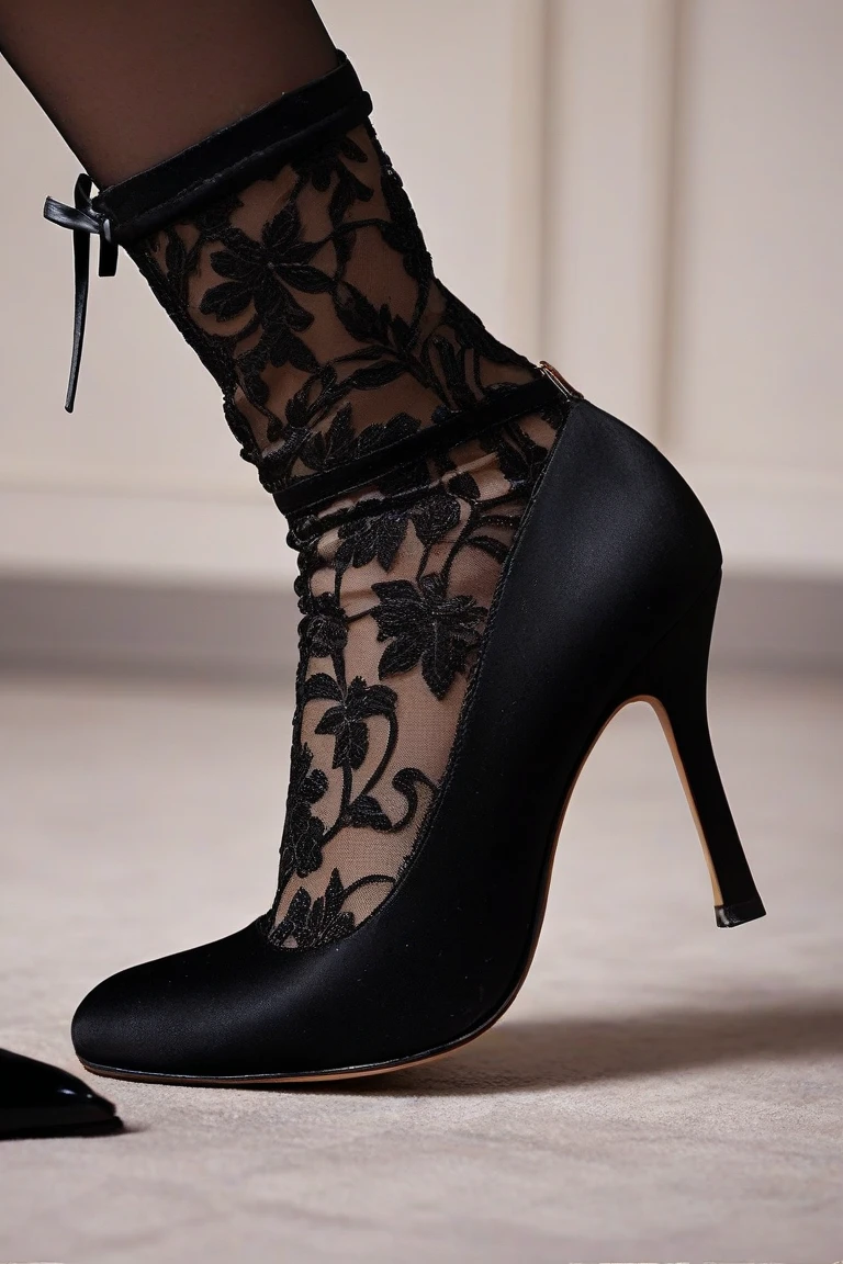 Sex pheromones、Sexy、lure、Mature woman、Lace pattern stockings、Stilettos、Black sexy lingerie、perspective、beauty、((highest quality、8k、masterpiece:1.3))Ultra HD 1.3、SLR Quality、Cute Beauty 1.4、Transcendental Beauty 1.4、Real Skin 1.3、Marble background、Full body depiction 1.3、1 girl、Attractive beautiful woman:1.3、(Light brown short hair 1.3、Big Breasts:1.2)、Valley 1.4、Sexy look、Big eyes、Long sleeve black lace high neck shirt:1.1、Ultra detailed face、Ultra-detailed eyes、Ultra-detailed skin、Very fine needles、Ultra-detailed expression of even the fingertips on the face、Super detail beautiful legs、Very exquisite beautiful hair、Super fine fabric、Put your hand over your mouth、Korean Beauty、black lace skirt、Earrings、Beautiful long legs、High heels、Stand like a model、walk、Stretch your legs、Cute beautiful girl

