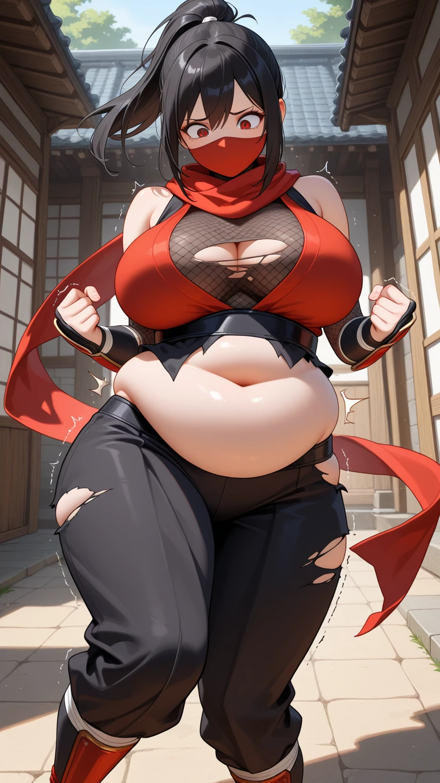 masterpiece, best quality, 1woman adult, older milf, solo, highlight red black hair, vibrant aqua eyes (left), vibrant red eyes (right), medium hair with fringe, looking at viewer, cape, High quality metal texture, closed mouth, full body view, bangs, high collar, (kbxll:0.6), Fantasy aesthetics, fantasy earring, Highly detailed, thicc body, gigantic breasts, large areola, hard nipple, smirking facial, top view, (gigantic breast:1.8), (size areola:1.5), (ahoge:1.3), (thicc body:1.2), (muscular:1.2), (fingers:1.0), visible around areola