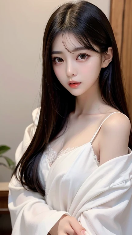 (masterpiece), best quality, best quality, Extremely detailed CG unity 8k wallpaper, Detailed and complex, The original,high resolution,
\\
(16 years),Extremely detailed_Eye, nail,Sexy,breast,
(Eyeliner:0.5),(blush:0.5),Black Hair,Hair combed back,