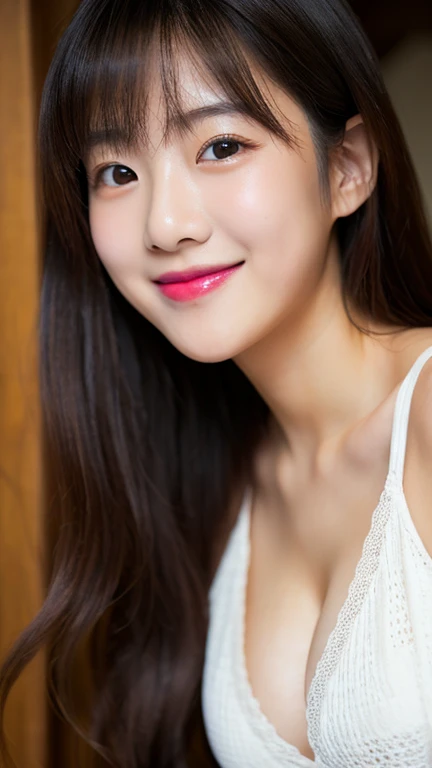 (Best quality, 8k, 32k, Masterpiece, UHD:1.2),araffe asian woman in white see-through dress posing for a picture, beautiful south korean woman, white hair band, korean girl, (voluptuous body), (pretty face), milf adult woman, mature milf face, huge breasts, huge thighs, looking at viewer, huge butt, voluptuous body, good proportions, gorgeous young korean woman, beautiful young korean woman, ig model | artgerm, korean woman, 8k artgerm bokeh, beautiful asian girl, gorgeous chinese model, beautiful and smiling, portrait of female korean idol, soft portrait shot 8 k