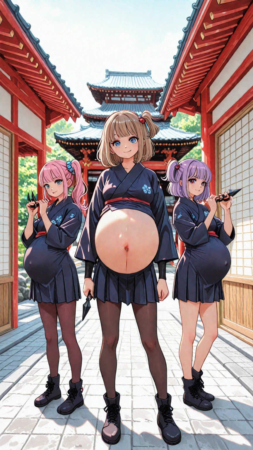 (((focus panties))), (I look up at the five girls from the ground.)、(Five girls are standing in a circle around me, looking down at me.)、circle、(seductive grin), (((5 giant girls)))、((angle from below)), 5 young face, (thighs), 5panties, belly button、(angle from under 5 girls),baby face,mesugaki,Yukata, Sleeveless,