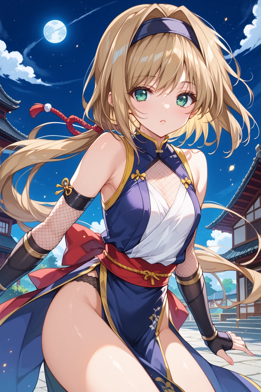 ((kiraradef)):1.5,((masterpiece,highest quality,Highly detailed images,Beautiful images))(kirara images,Japanese garden、Ornamental pond、Fun pose、Bright natural light throughout、Backlight、A fantastic atmosphere、Dust flutters)1.3,(kirara:Full body image)、(Ample breasts、underboob or sideboob, Exposing shoulders、Exposing your belly):1.2(smile)1.1(Remodeling Kimono、Separate top and bottom、Knee-high socks、Absolute area)