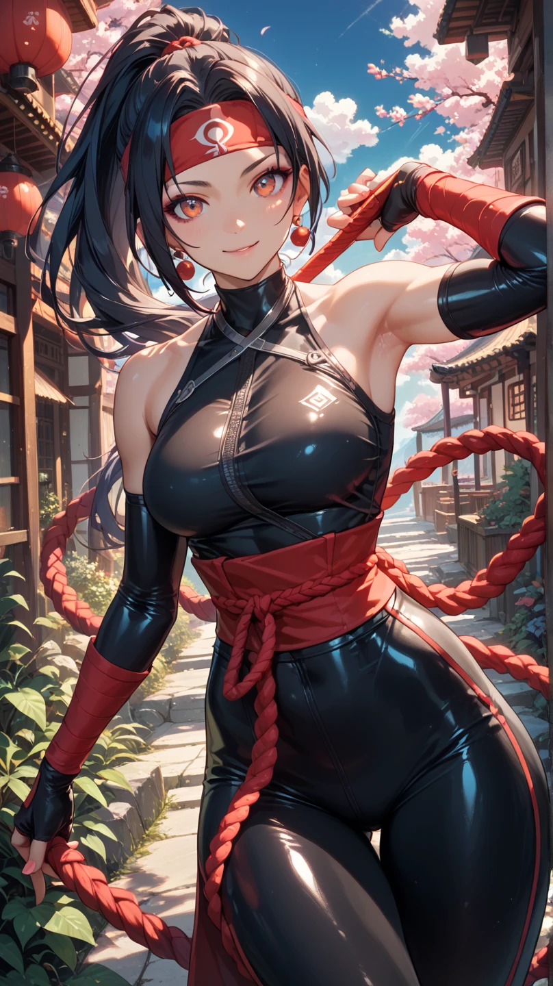 1 female, NSFW,(dark skin), Ren Yamashiro,(Demon City Spirit Soldier Slave), yamashiro768, clavicle, glowing red eyes,absurd, brainwashing,empty eyes, empty eyes, huge breasts,erasure of emotions, No expression,(black latex tight bodysuit),avert your eyes , 全身shape, ((squat,spread your legs, arm behind head)),(highest quality、4k、8k、High resolution、must have:1.2)、Super detailed、(reality、reality的なです、reality的な:1.37)、ticker、hyper hd、studio lighting、ultra definition paint、sharp focus、Physically based rendering、extreme details、Professional specifications、vibrancy and color、blurry、sports portrait、landscape、horror style、anime big breasts、SF、photograph、concept artist、five fingers, perfect body,  {{{masterpiece}}}, {{{highest quality}}}, {{Super detailed}}, {shape}, {{very delicate and beautiful}},Improved cost performance、all roles、Canon 5D MK4でphotograph、photograph, 