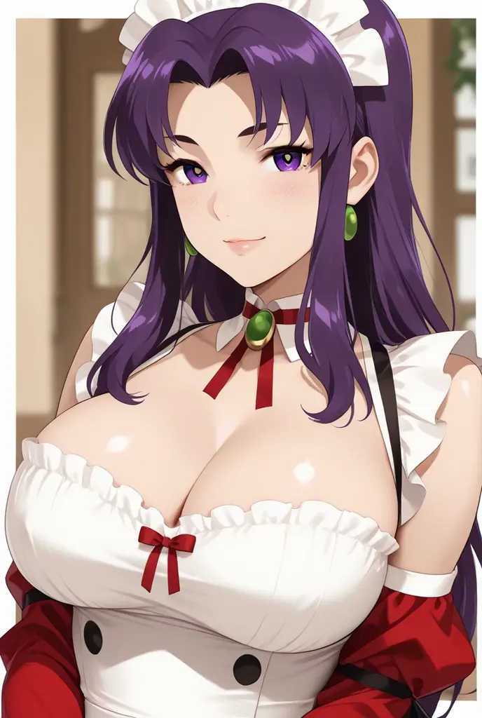Masterpiece, absurdres,HDR ,highly detailed <lora:Sasha_DeepbodyV001B:1:OUTD>\sashadeepbody\ 1 girl with maid in a hot spring
