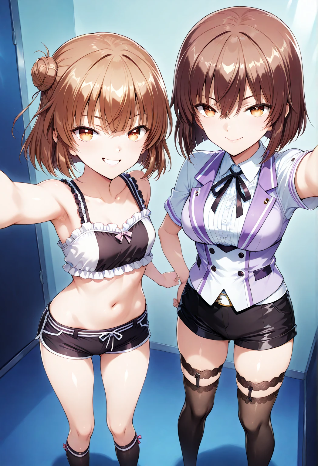(((masterpiece, Highest quality, High resolution, 超High resolution, Perfect Pixel, Depth of written boundary, 4K, RTTX 10.0))), Beautiful Anime Women, Beautiful art style, Anime characters, ((Smooth texture, Realistic texture, Anime CG Style)), Exact finger count、Exact number of legs、(Exact number of arms:1.0, Exact number of hands:1.0), (Perfect hands, Perfect Anatomy), Cinematic, Realistic, Extremely detailed CG, Daytime lighting, Perfect lighting, Best Shadow, The best natural light, whole body, Perfect body, (Slender body:1.2), ((Long Hair, bangs, Dark brown hair, Stylish hairstyle, Bobcut)), ((1人のcute女性はセクシーに飲み物を運んでいる:1.6)), ((Alone:1.0)), beauty, cute, ((Bow tie around neck, High heels:1.3), (セクシーでcuteマゼンタ下着:1.3), (Stylish shiny magenta satin panties, Side-tie panties:1.3), (Thin panties:1.3), (Magenta Micro Lace Satin Bra, Thin bra:1.3), (garter belt, Knee socks:1.3):1.3), (beautiful and very large breasts:1.2), (Beautiful and thin thighs:1.3), (Short torso:1.3), Feeling embarrassed, (blush:1.2), (Very embarrassed look:1.4), (Cabaret Club, Inside the bar, Carry drinks, A busy store:1.3), naked, In underwear, Waitress in underwear, (Maid Headband:1.1), whole body, Angle from the front