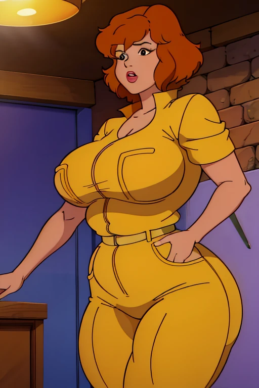 score_9, score_8_up, older man shows girl his erect penis, cock shock, cumshot, busty shortstack, misty \(pokemon\, orange hair, aqua eyes, white pupils, huge breasts, heavy breasts, breast expansion, full lips, vivid lips, wide hips, thick thighs, yellow tank top, red suspenders, denim shorts, cameltoe, thick penis in foreground, detailed penis, excessive cum, viewed from front, doorway of school office, girl shocked, mesmerized, innocent expression, penis focus, looking at penis, raised eyebrows, detailed eyes, detailed face, puckered lips, pretty woman, penis cums on woman, cum on face, cum on breasts, cum in mouth, strong penis spurting cum, huge cumshot