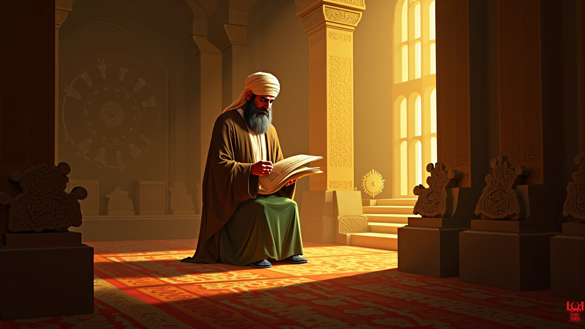 illustration of reading of thayibah