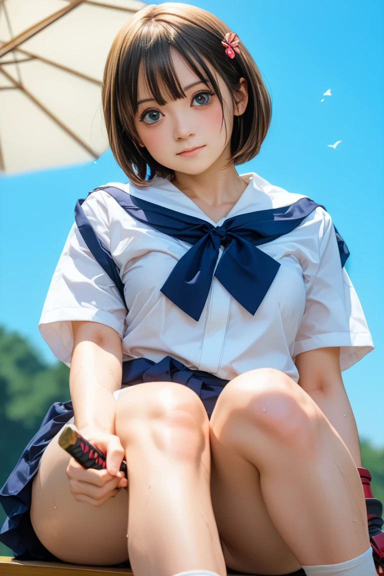 ((Card Captor Sakuraが男とin cowgirl position性交する:1.99)), ((realistic, highest quality, High resolution, real women pictures:1.69)), thin fabric leotard, ((16 year old girl:1.9)), curved body, thin waist, Beautiful girl having sex with a guy in cowgirl position, (slender body shape:1.7), (anatomically correct:1.07), (Card Captor Sakura spreads her legs wide and has sex in cowgirl position:1.79), Beautiful thighs, (Cowgirl pose with penis inserted into vagina:1.97), clothing that is close to the skin, Detailed depiction of the vagina, nose too small, 16 year old girlが着衣セックス, saddle, in cowgirl position, (man exposes penis:1.87), Girl Straddling Man, (exact limbs:1.6), Too cute small face, The body is wet with lotion, (short-haired with bangs), (put your hands behind your head:1.5), Nostrils are not visible, (outdoor:1.4), (Card Captor Sakura:1.4), lips slightly open, (Beautiful woman fucks a man in cowgirl position), Card Captor Sakura is the cutest, (realistic background:1.7)