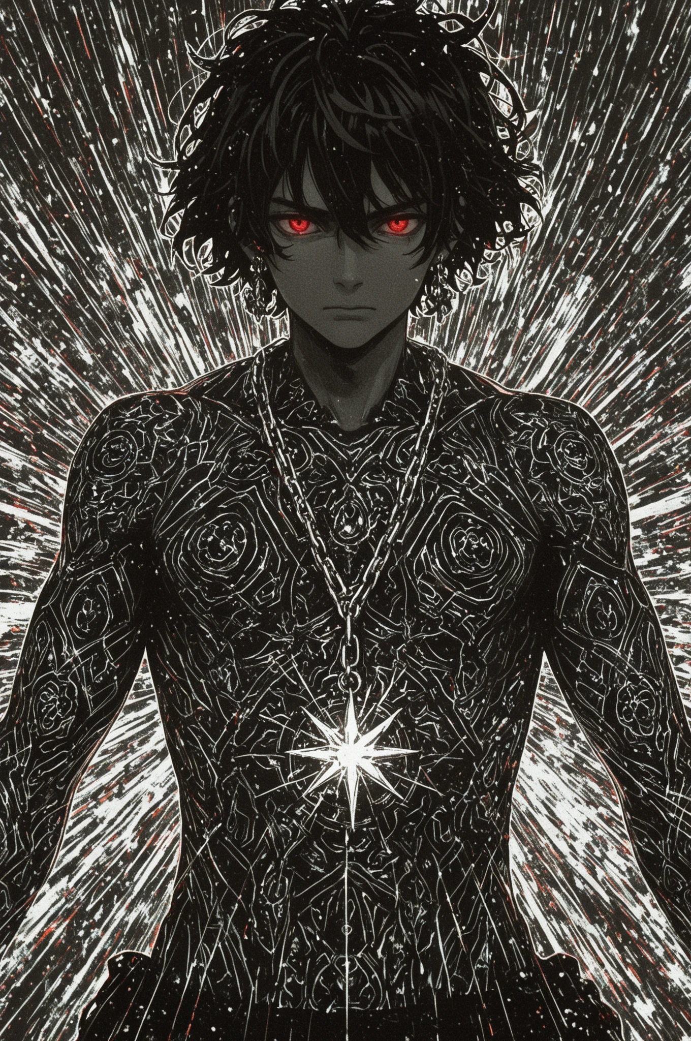 poster of warrior prince <lora:Damian Lora:1>| standing on hill | centered| key visual| intricate| highly detailed| breathtaking| precise lineart| vibrant| panoramic| cinematic| Carne Griffiths| Conrad Roset
