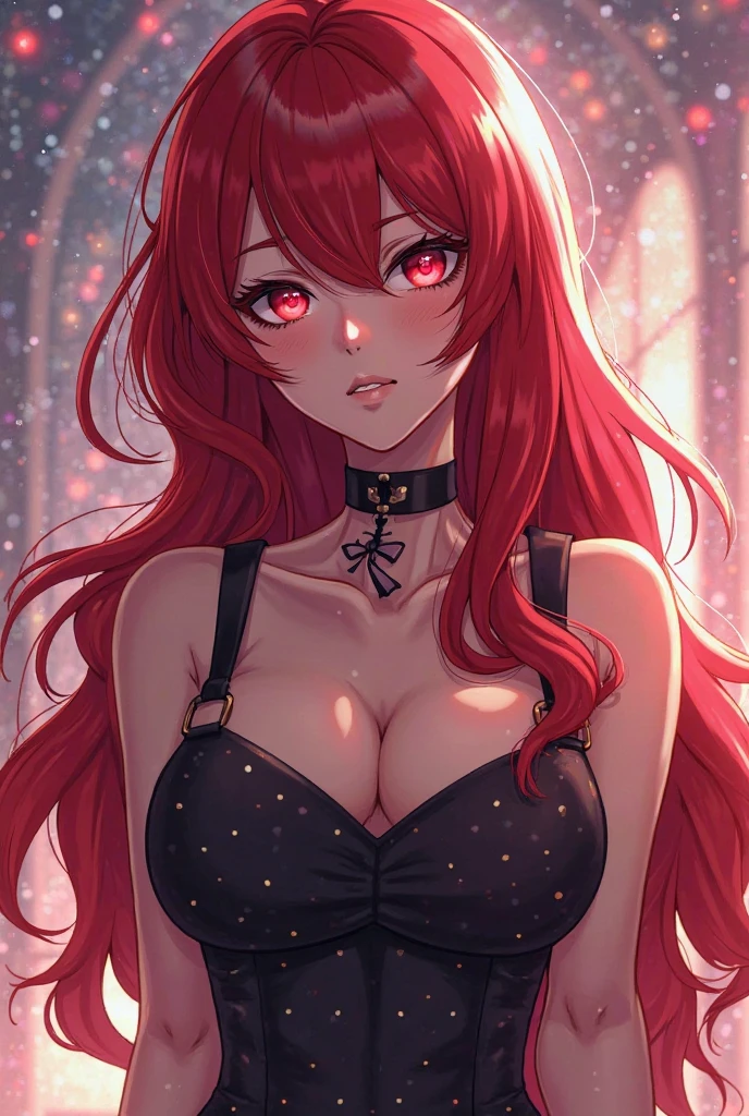 Dark Anime Character Sexy Very Hot Red Hair 

