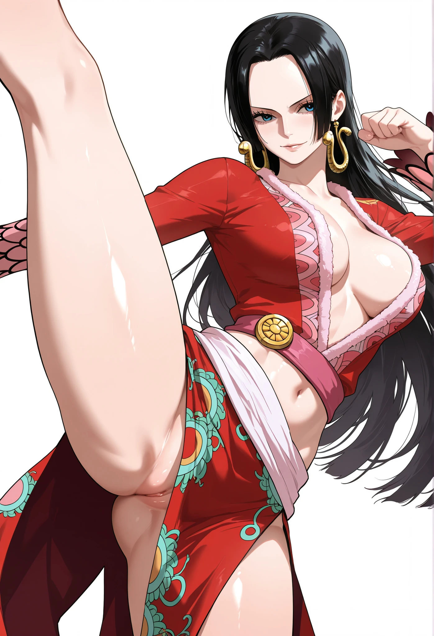 source_anime,score_9,score_8_up, score_7_up, 1boy,solo,outdoors,one piece, boa hancock, couch, indoors, seductive, face closeup, ((closed mouth)), smirk, thighs, long shot, balcony, mountain and riverbackground, fancy, white couch, laying, leaning, front view, red underwear, shorts with rope outline, white robe, genderswap, genderbend, bulge, genderbend ftm, ftm, short hair, femboy, Japanese rope underwear, shota, young, very young, aged down, lole, tiny, night time, smug, smirk, night, after dark