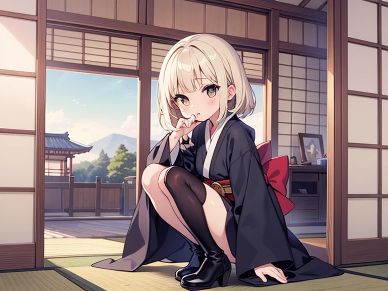 ots-14,sitting,spread legs,