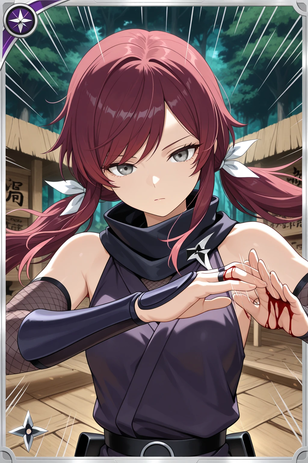 score_9, score_8_up, score_7_up, score_6_up, score_5_up, score_4_up, source_anime, 1girl,lora:raidenshogun1-000009:1>, raidenshogundef, upper body, worth, full body, sad, wall, purple hair, long hair, brown eyes, w-w-chain, shackles, raise arms, messy hair, kimono, dungeon, best quality, best res, 4K UHD,