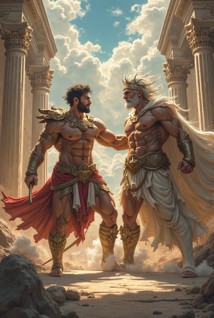 Make the Greco-Roman gods Apollo and Hermès