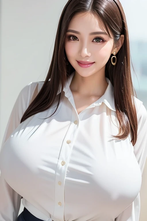 white collared shirt,,checked pleated skirt,curvy body,gigantic breasts,lifted skirt,seductive beautiful girl