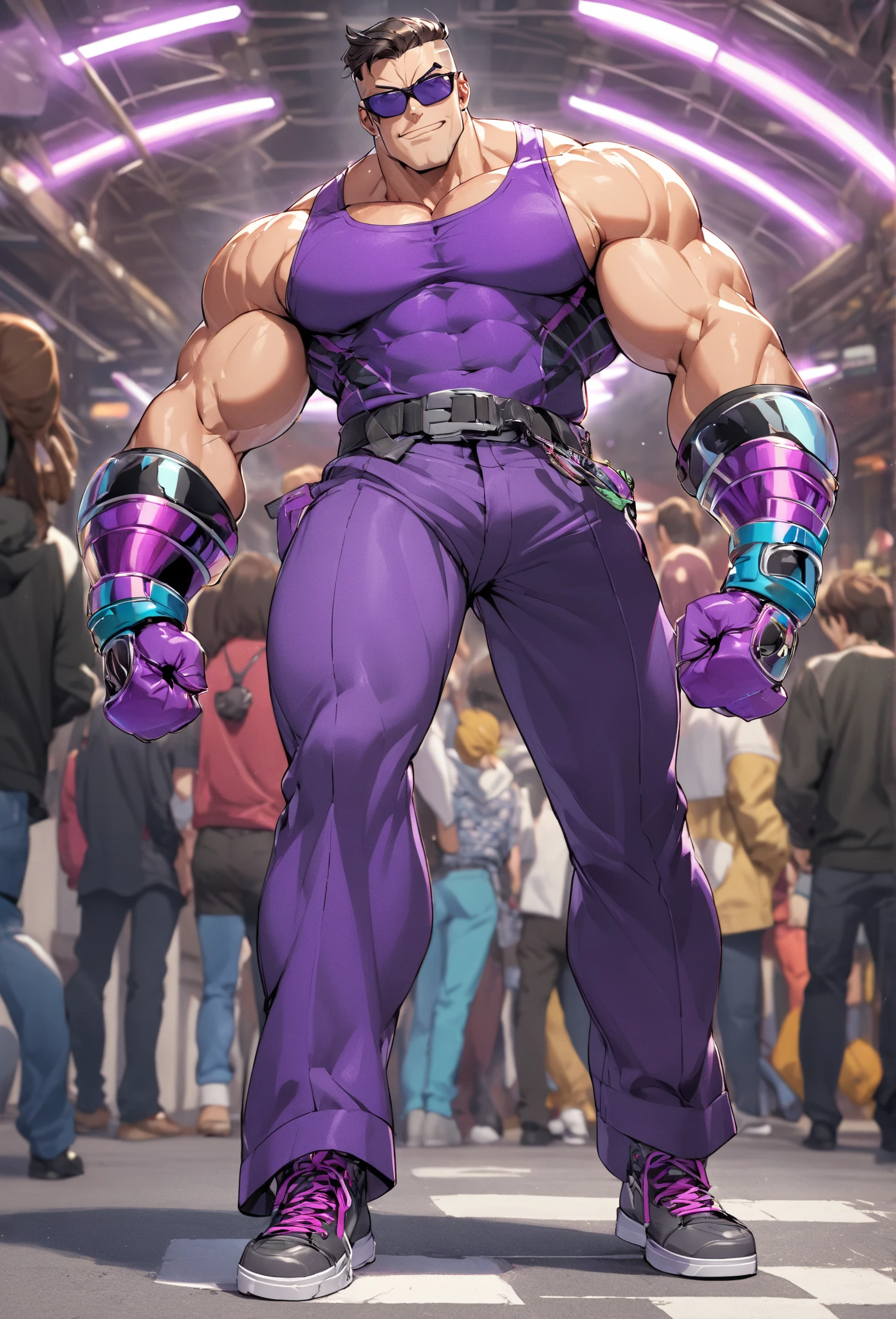 Muscle Man Sports Student Handsome Eight-Pack Abs Only wore briefs