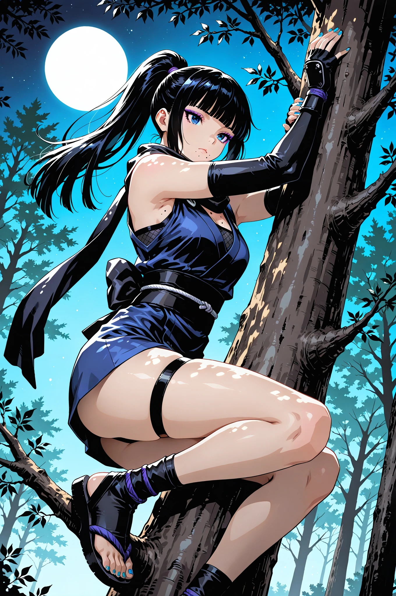 masterpiece、Highest quality、One mature woman、Raikou、母性的なsmile、、Florence Nightingale (Trick or Treat) (Fate) (Cosplay)、Layered Bikini、Green gloves、Green Thigh Socks、Rubber gloves、Purple belt、Green Bikini、syringe、Thigh socks under boots、Purple Bikini、Pink Belt、Nurse Cap、Stethoscope、yringeを持っている、、hospital、smile、Proud face、moon、night、、、Cowboy Shots、Dutch Angle