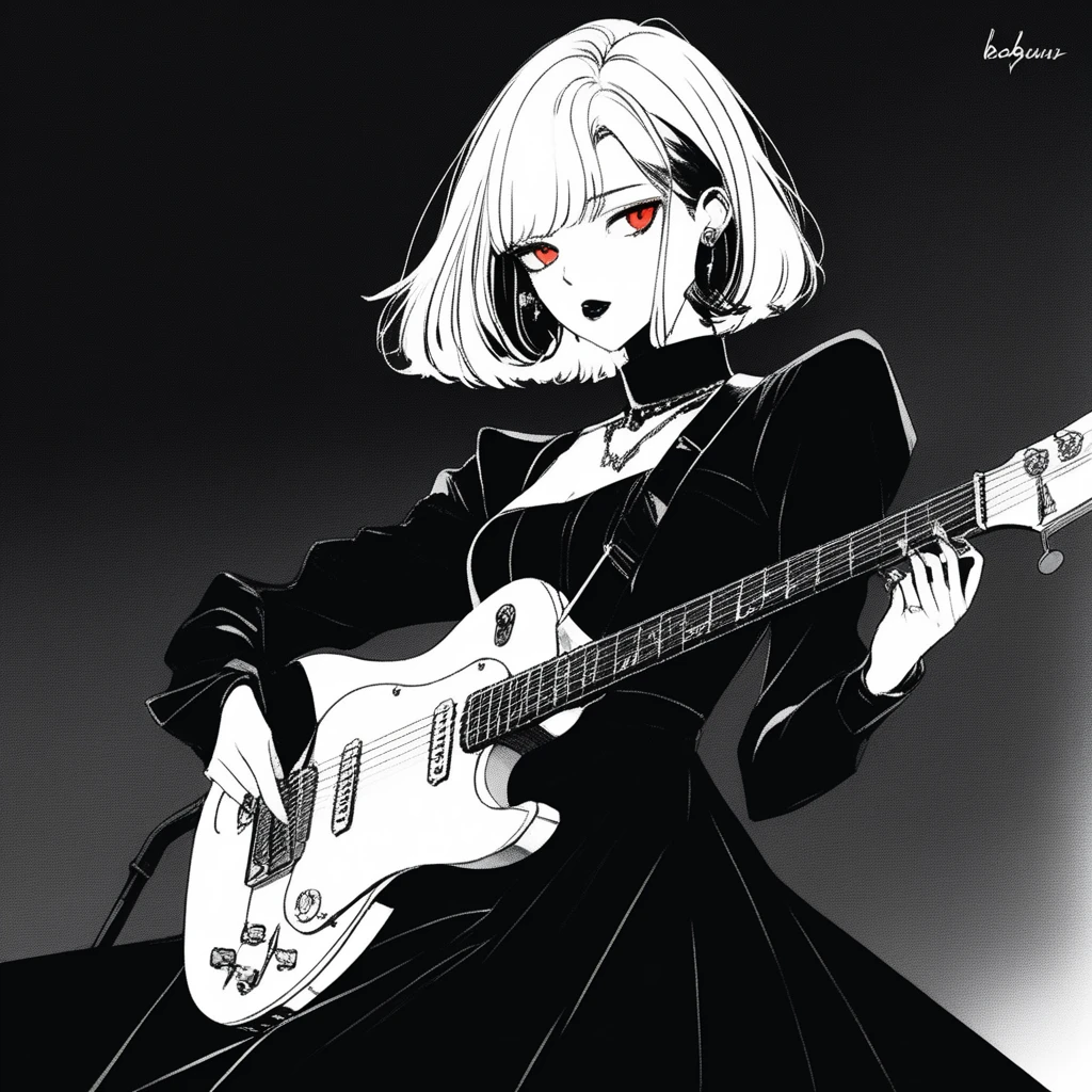 masterpiece, newest,absurdres, incredibly absurdres,<lora:748cm_illu:1>,(blending:1.5), 7481llu,sketch,sumi-e,charcoal (medium), millipen (medium), drawing,graphite \(medium\),traditional media, pencil_strocks,  1girl, jewelry, solo,black smoke,black halo,black top, smoking, green eyes, earrings, cigarette, wings, animal ears, black background, upper body, simple background, holding, looking at viewer, bangs, hand up, white hair, feathered wings, black nails, necklace, holding cigarette,minimalism,