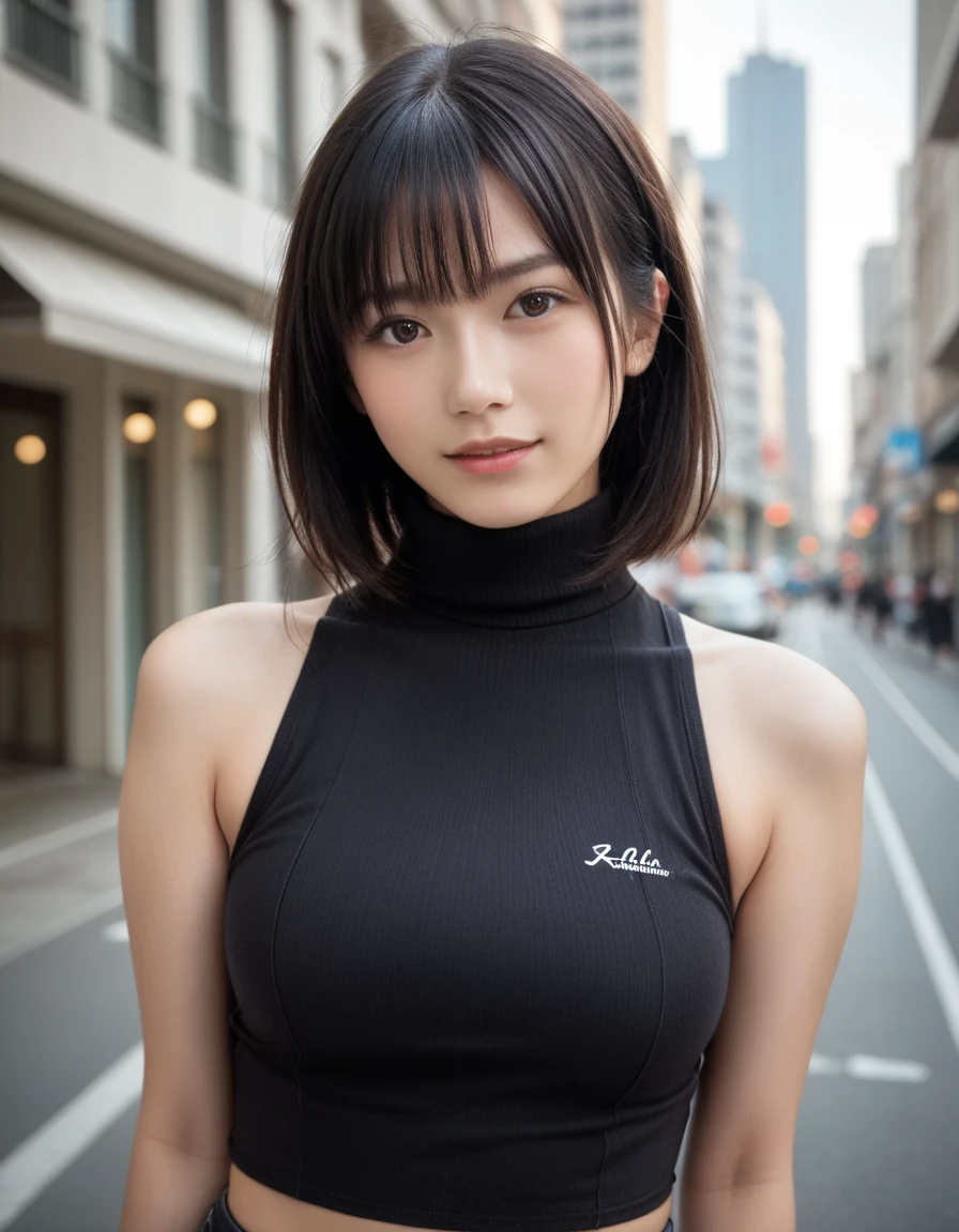 1 woman、Korean、Korean、cyberpunk suit、smooth rubber、tight suit、chest chuck、intricate details、high quality、(upscale:1.4)、Staring at me、ultra realistic 8k、Perfection face、perfection、clean、masterpiece、professional artwork、famous works、Perfection face、beautiful expression、beautiful eyes、short black hair、high heels、wet hair、very big breasts、best image quality、natural background、(focus on chest)、No pants, (RAW Photography:1.2)、top-quality、white, a beautiful detailed girl、tight water suit、latex wet suit, a smile、Twin-tailed、extremely detailed eye and face、beatiful detailed eyes、huge filesize、hight resolution、hight resolution、8k wallpapenely detail、Highly detailed ticker uniform 8k wallpaper、Light on the face、movie lighting、16-year-old girl、sexy pose、(photorealisim:1.4)、illustratio、surrealism、 frombelow、super detailing、​masterpiece