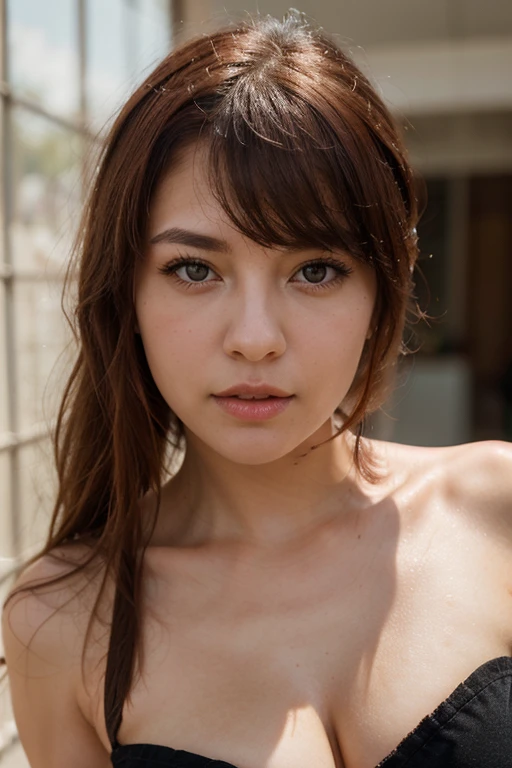 (realistic, photo-realistic:1.37),(8k, RAW photo, best quality, masterpiece:1.2), cute, ultra-detailed,heart-shaped pupils,physically-based rendering, ultra high res, kodakvision color, shot on Arricam LT Camera, bokeh, sharp focus,
looking at viewer,photorealistic,realistic, solo, photorealistic, best quality,extremely detailed face,extremely detailed eyes and face, beautiful detailed eyes,absurdres, incredibly absurdres,haunting smile,Messy hair, floating hair, ,