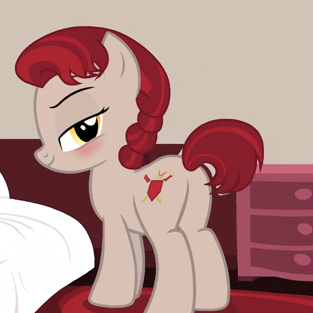 score_9,score_8_up,score_7_up,score_6_up, (((my little pony))), solo, white body, ((beautiful maid costume)), (perky butt), vibrant colors, 8K, high resolution, highly detailed, masterpiece, (glossy oiled body), lace stockings, (fat mommy), (slut), red long hair, red eyes, red tail, boy, girl, (((pony sex:1.8))), (((male pony fuck girl pony on the spine:1.6))), (orgasm), ((side view))