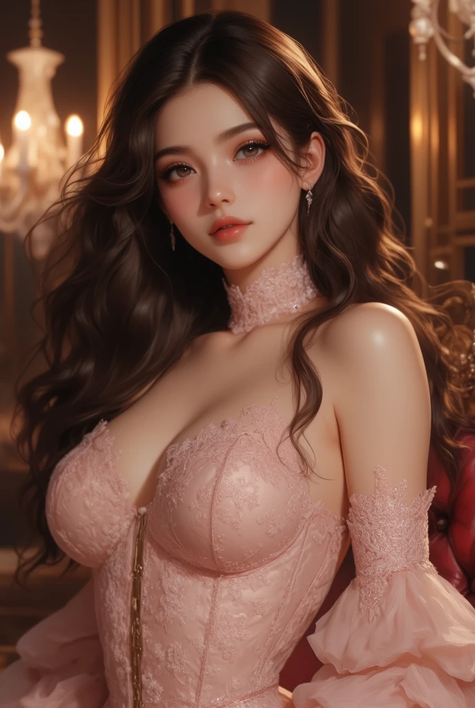 Masterpiece:1.2, Best quality), Masterpiece, ultra-high-resolution, realism, Ultra-realistic detail, mise au point nette, (real picture, meticulous, profondeur de champ), seulement, Belle fille, Masterpiece:1.2, Best quality), (gros plan, real picture, Meticulously designed, profondeur de champ), seulement, Belle fille, [Pays Ruizhi: Pei Zhuyan; Ashiraya 0.8] sparkling eyes, Des yeux parfaits, 20 ans, Sexy theme, (((sexy lingerie))),High detail, Forme parfaite du visage, corps parfait, Oversized model, mature woman, (((grandes jambes longues))), extra huge breasts,,16k, corps entier,