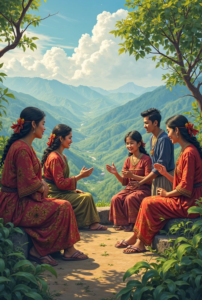 Chakma language daving - SeaArt AI