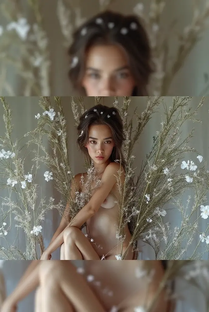 (8k,RAW Photos,Highest quality,masterpiece:1.6),(Realistic),1 girl,(nude,Completely naked:1.8),(Front view:1.6),Lots of eyelashes,Glowing eyelids,skeletally correct,(vagina:1.8),(14 years old:1.4),(clitoris:1.8),(Small breasts:1.6),(Smile:1.4),(Look to the side:1.4),(Thin legs:1.6),(Flat Chest:1.4),(skinny:1.6),(Thin arms:1.4),(Masturbation:1.8),(close your eyes:1.6),(Melancholic expression:1.4),(Sad look 1.2)