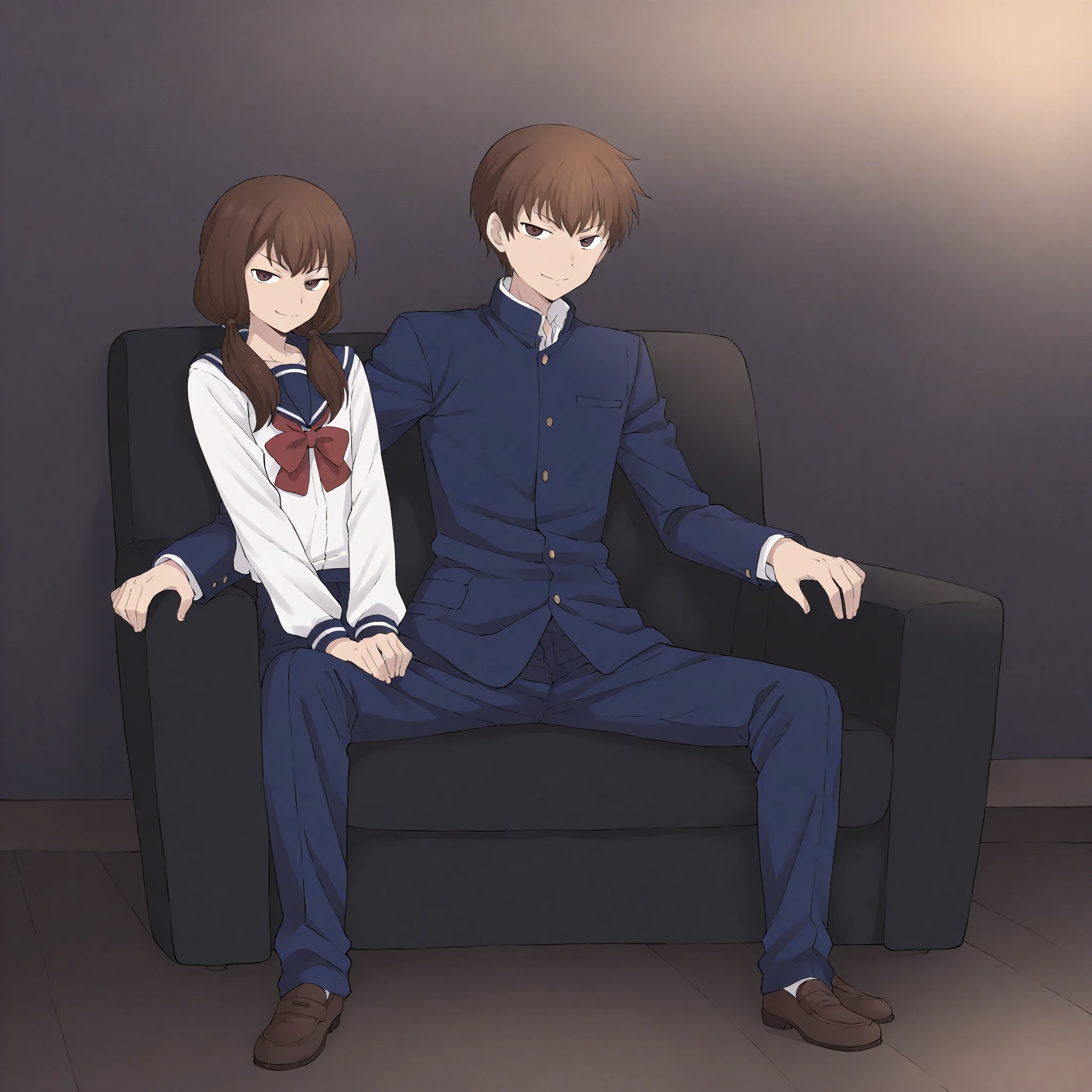 (best quality:2.0), (masterpiece:2.0), (super fine illustration:2.0), (beautiful artwork:2.0), (anime screencap:2.0), (official art:2.0), (DOF:1.5), (best quality:2.0), (masterpiece:2.0), (super fine illustration:2.0), (beautiful artwork:2.0), (anime screencap:2.0), (official art:2.0), (in the library:1.5), (best quality:2.0), (masterpiece:2.0), (super fine illustration:2.0), (beautiful artwork:2.0), (anime screencap:2.0), (official art:2.0), (pulled detailed cotton flower printed dirty panties:1.0), (a 20yo man:1.0), (a man wears business suit and puts on business shoese:1.0), (a man lies on one's back:1.0), (a girl is angry:1.6), (a girl is straddling on a man:1.0), (full body:1.0), (HSGα:1.0), (a 18yo cute girl:1.5), (long skirt:1.0), (dark blue skirt:1.0), (pleated skirt:1.0), (school uniform beige blazer:1.0), (red necktie:1.0), (loafers:1.0), (black socks:1.0), (ideal ratio body proportions:1.5), (lanky:1.5), (tall:1.5), (slender:1.5), (small breasts:1.5), (smaller face:1.5), (tareme:1.0), (detailed beautiful eyes:1.0), (detailed beautiful face:1.5), (glowing black eyes:1.0), (long hair:1.0), (brown hair:1.0), (looking at viewer:1.6)