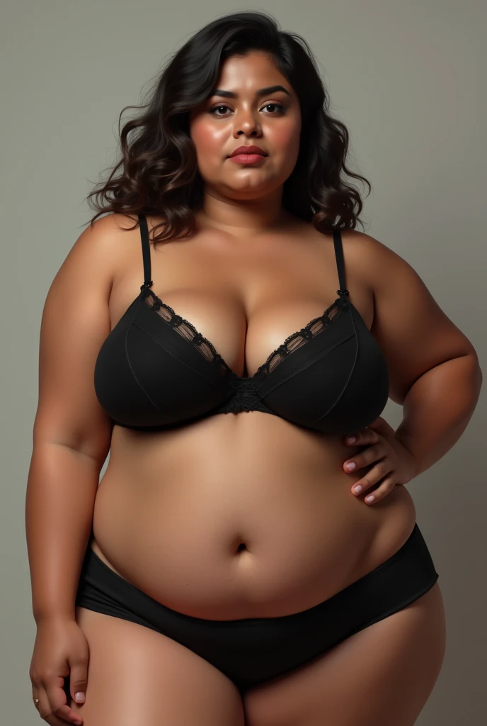 A woman in sportswear, posing for a photo, sexy :8, sensual, seductive lady, seductive,, attractive style, chica sexy, annoy, seductive, , , , scantily clad, seductive and powerful, attractive body, Whole body, sexy look, steep, 1 a 1, hyper realistic, woman smiling, happy woman, Latin woman, Oval face, head on, sexy look at the camera, Wide hips, She has a flat and wavy belly, thin waist and thick hips, big bust, is intriguing, sexy look at the camera, tight fit, revealing outfit, Wide hips