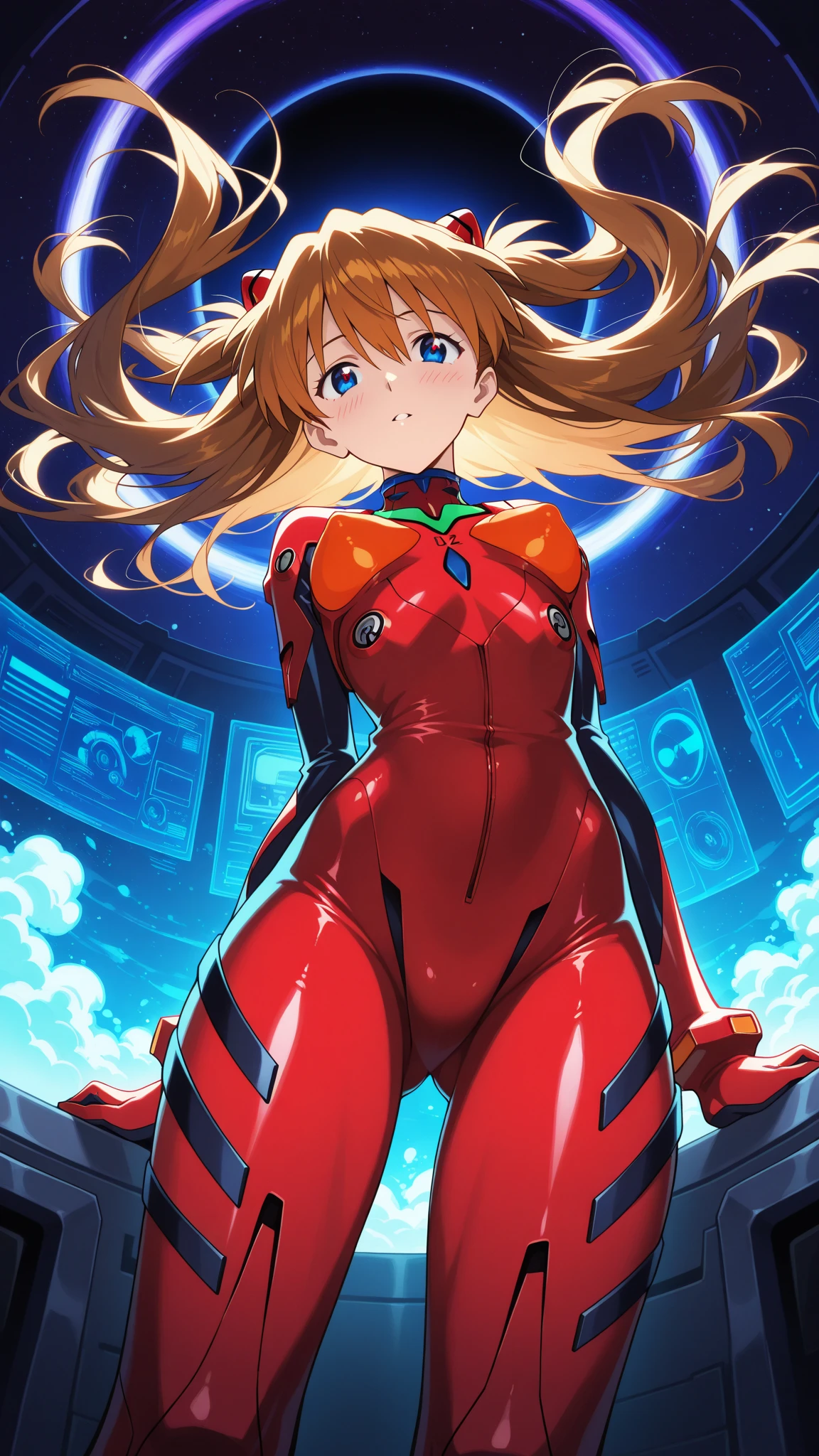 top-quality、delicated face、16 year old kpop idol girl、Bob Hair、(fullnude:1.2)、(small tits:1.2)、bangss、spaceships、ＳＦ、(Inside the spaceship:1.4)、mechanic、Standing posture、(camel's toe、cammel toe、vulvashaped:1.2)、cyberpunked、nffsw、open one's legs、(A smile:1.3)、cowboy  shot、full body Esbian、A delightful、(Evangelion New Theatrical Version Translucent Plug Suit:1.5)、(Colorful plug suit:1.3)、Pink plug suit、Luminous suit、(Plug suit emits light:1.3)、(glowing from the inside:1.3)、Many control panels、cockpit、Many instruments、(Chest glow:1.2)、(Glistening crotch:1.3)、My stomach glows、The shining lines of the plug suit、Glossy plug suit、