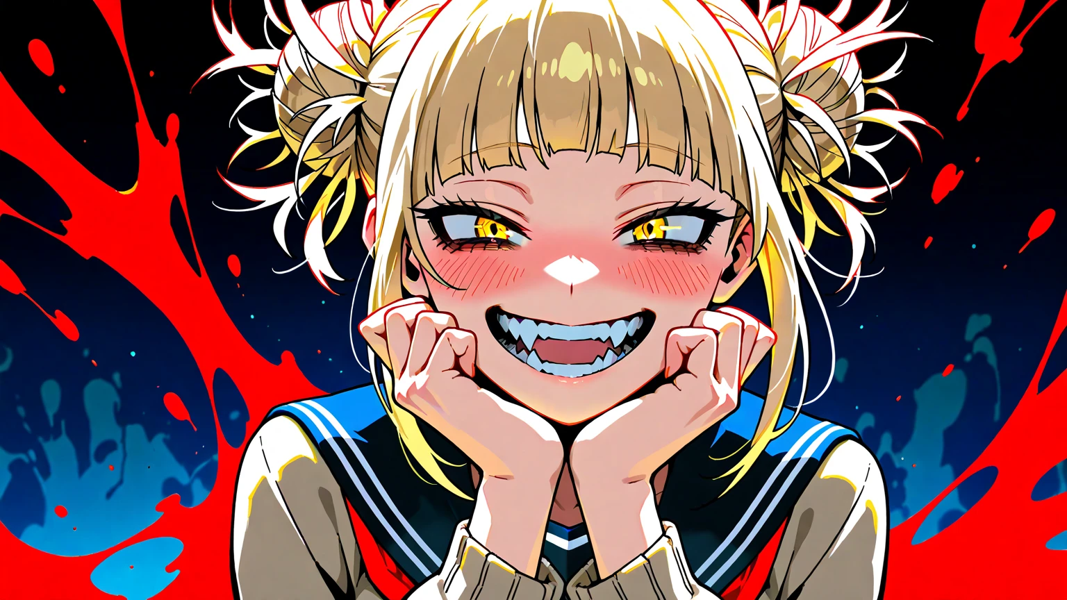 close-up of a woman with a fox on her head, Harley Quinn, портрет Harley Quinn, Colorful camera work, Scary 4K color graphics, artist Julie Bell Beeple, Artist Alessandro Pautasso, Harley Quinn, author Galen Dara, Martin Ten, artistic portrait of Martin Ten, Harley Quinn