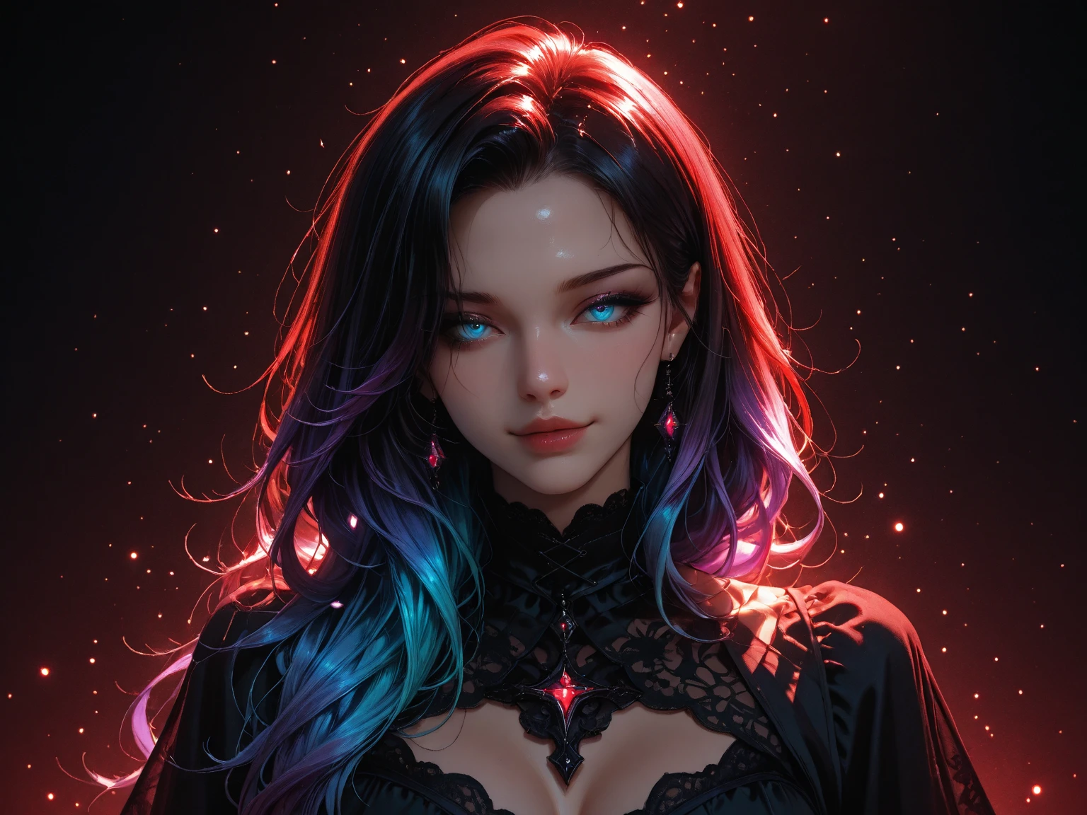 Anime, Baggy "The Vortex of Death", soft focus, Ambient lighting, Violet and deep yellow hue, designed by john william waterhouse, charlie bowater, agnes cecile, Mucha and Gabriel Ferrier, D&D, arcadian, goth