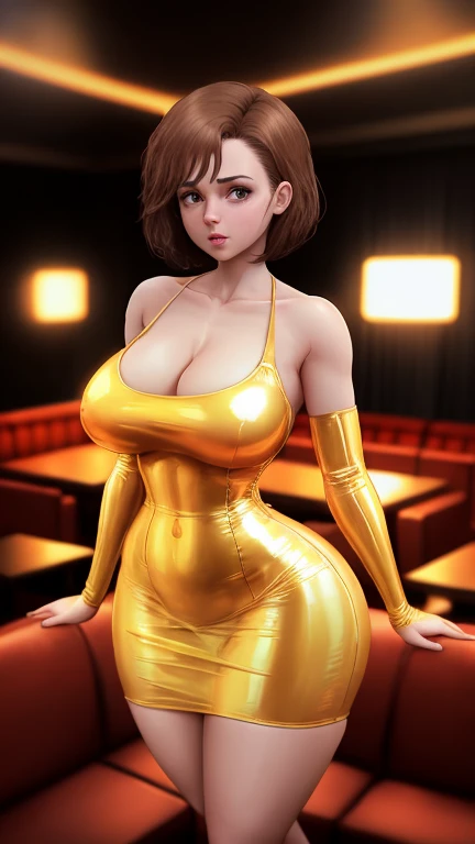 An Idol k-pop girl, cute girl, sexy girl, white braid hair, intricate face details, detailed face, golden ratio face, big breast, big butt, big hip, big thighs, full body, 64K, UHD, HDR, high quality, high detailed, hyper detailed, extremely detailed, photo realistic, ultra realistic, art photo, clarify the details, detailed parts body, intricate artwork masterpiece, trending on artstation
