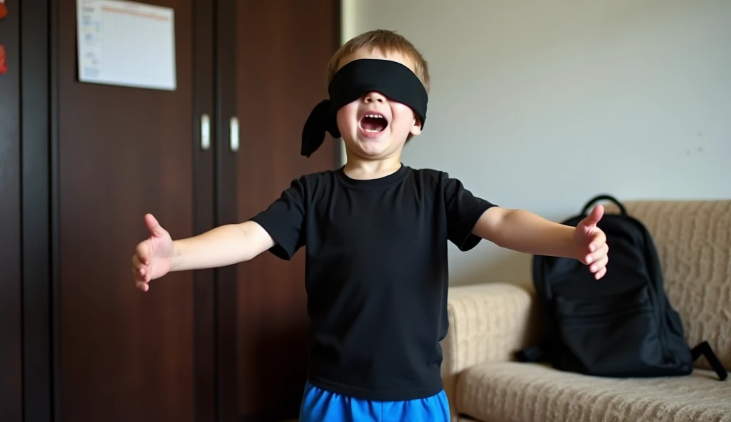 Teen boy pyjamas tied up and gagged with duct tape 