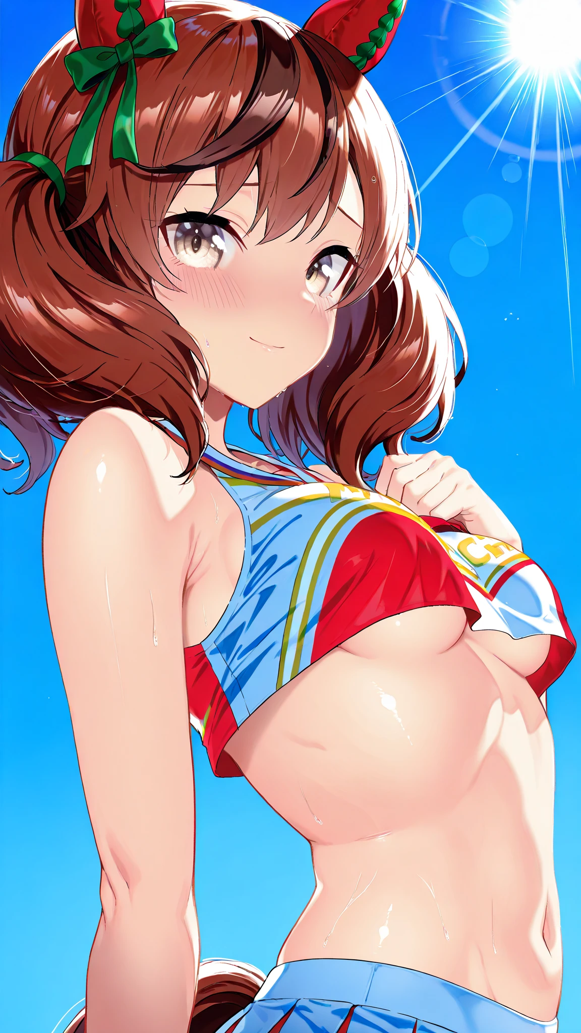 ((best quality)), ochako, wet, animated, grosse poitrine 