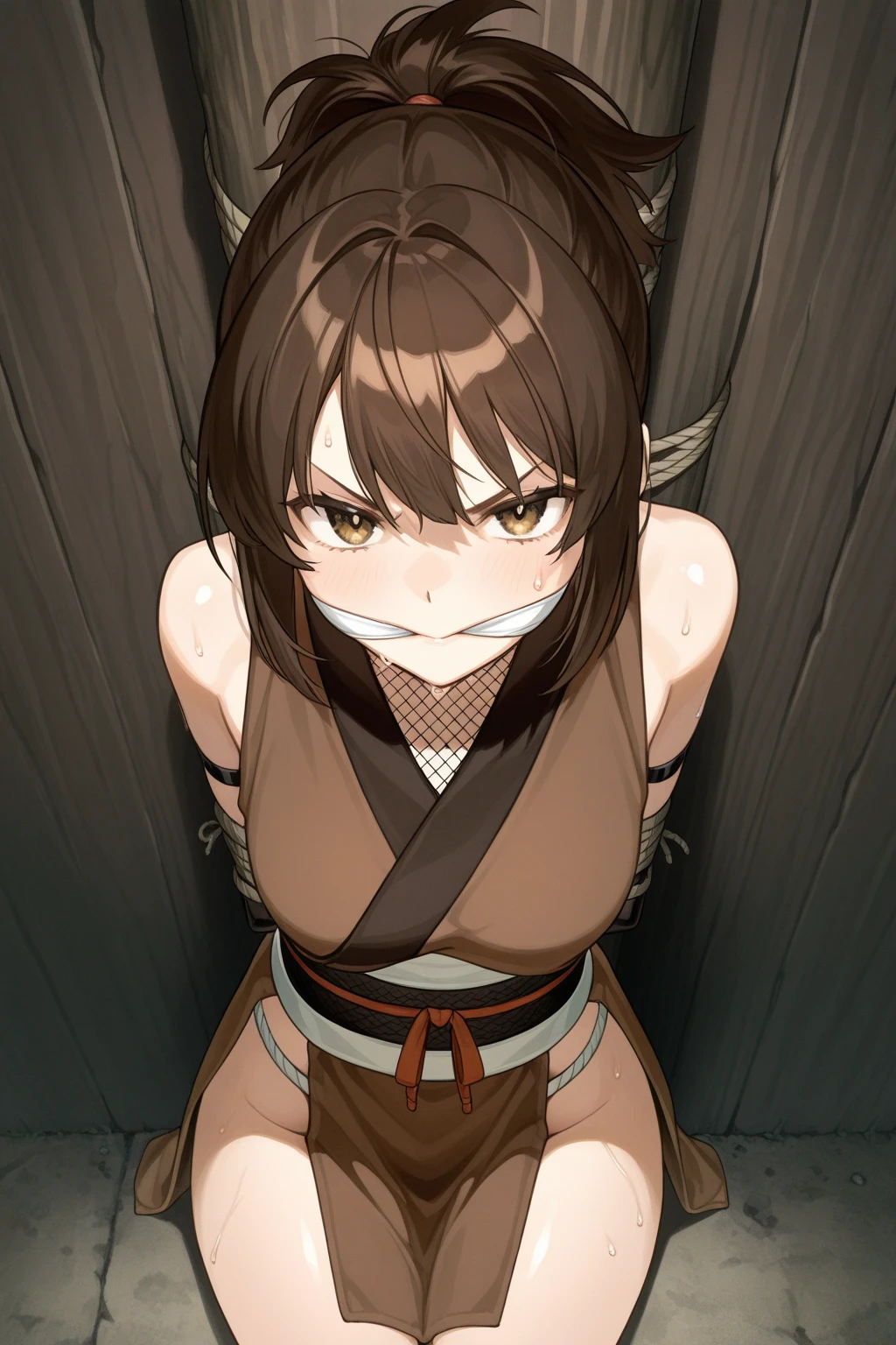 Naked bondage