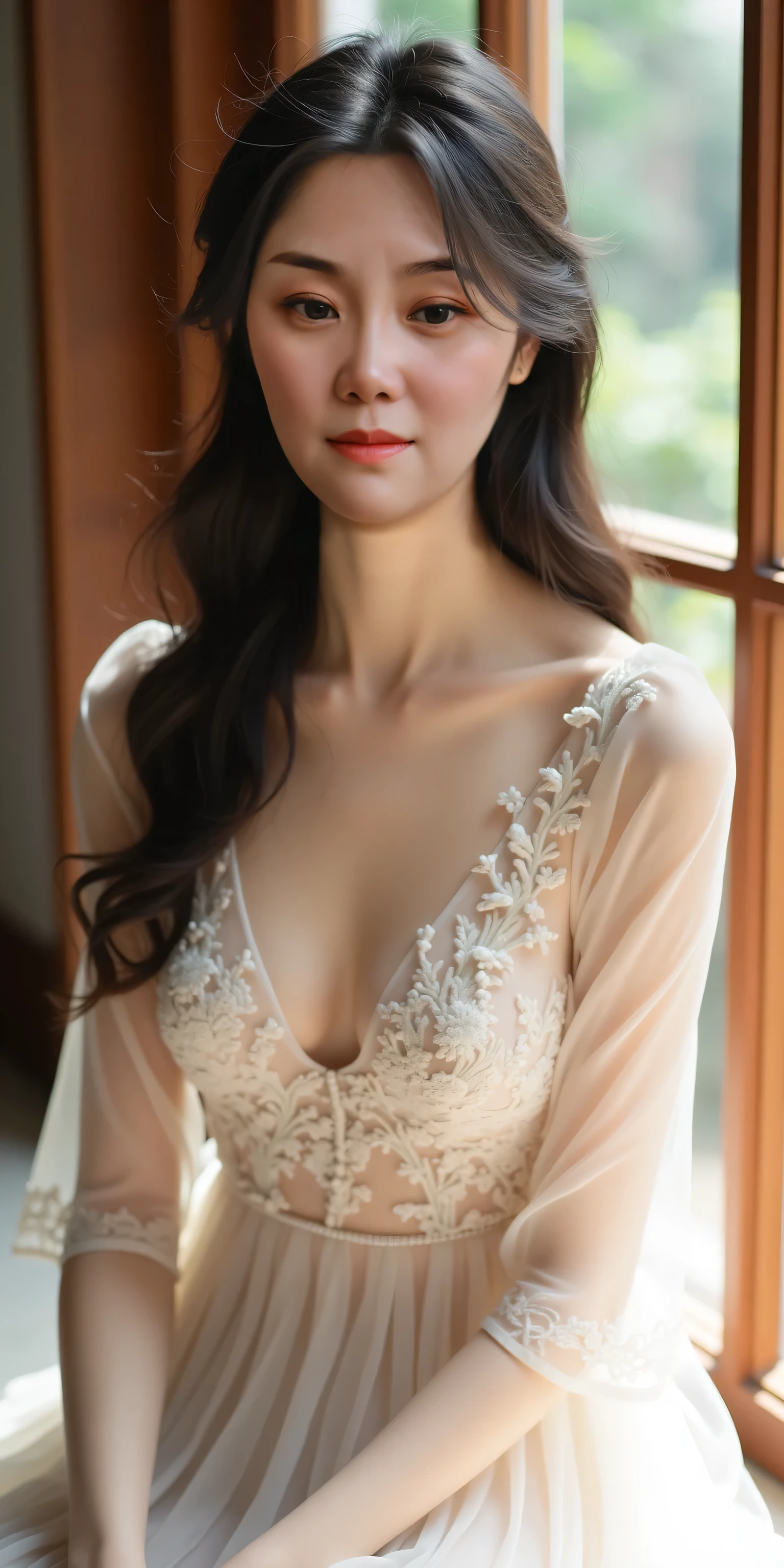 ((Highest quality)), ((masterpiece)), (detailed), Japanese,Beauty,Mature Woman