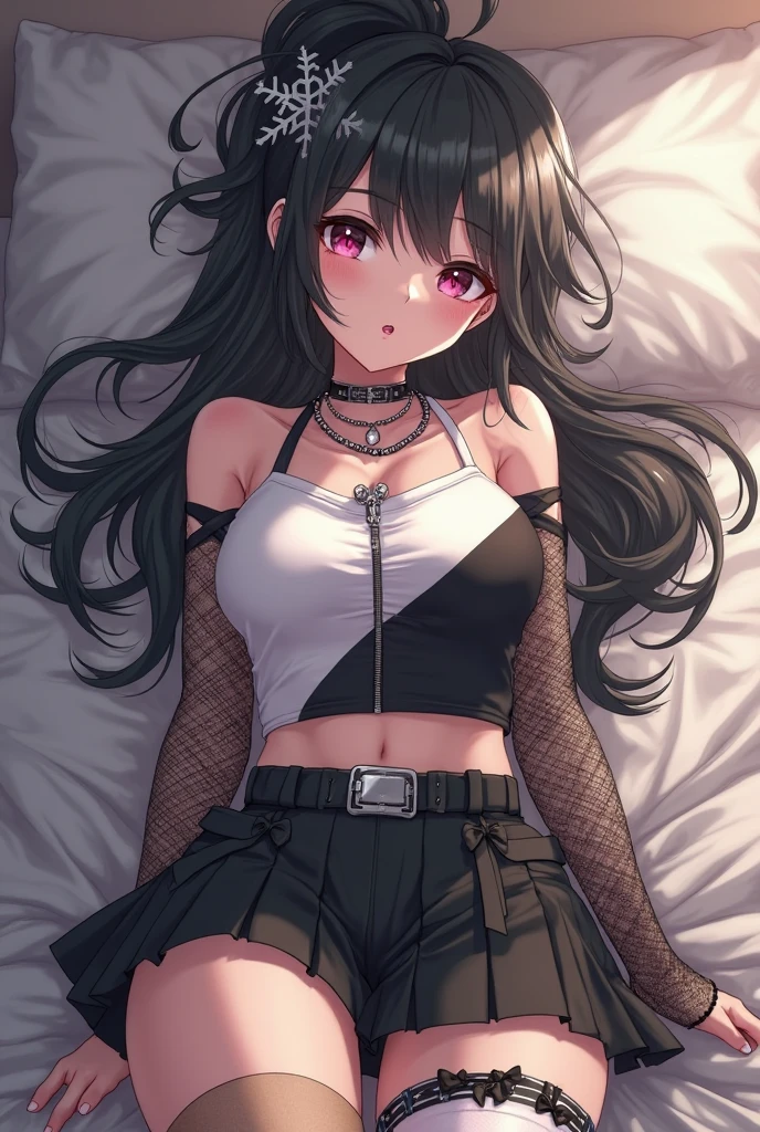hot dwarf slim shougakusei shoujo in frilly undergarments, black hair