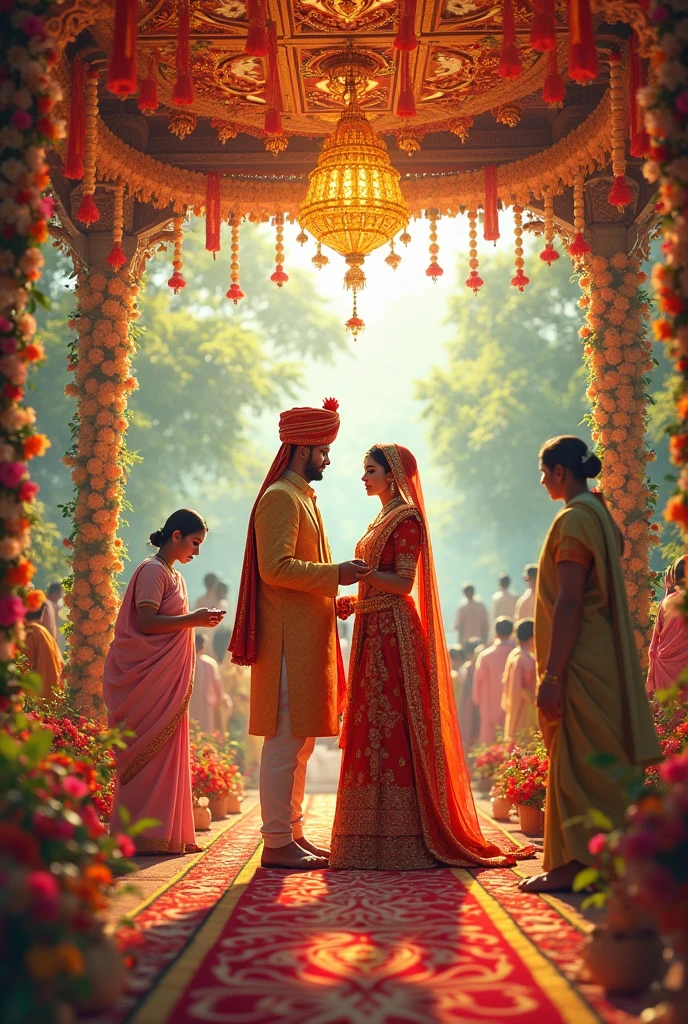 Kerala hindhu wedding stage