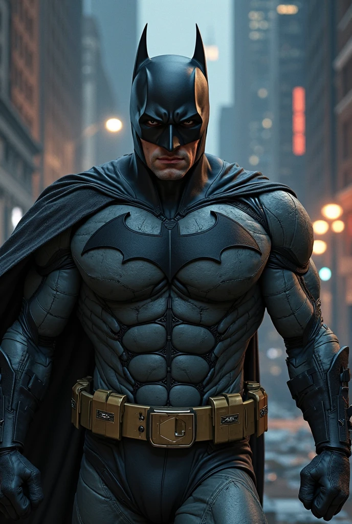 Batman in a intense fight and he’s jacked