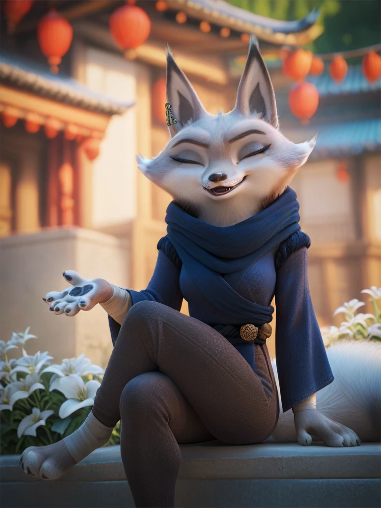 <lora:foxtale_foxgirl:0.5>
foxtale_foxgirl, masterpiece, solo, 1girl, female, 3d, human, black hair, long hair, asian, green eyes,
clothed, long kimono, pants, chinese village, night time, walking, fox ears, fox tail, looking at viewer