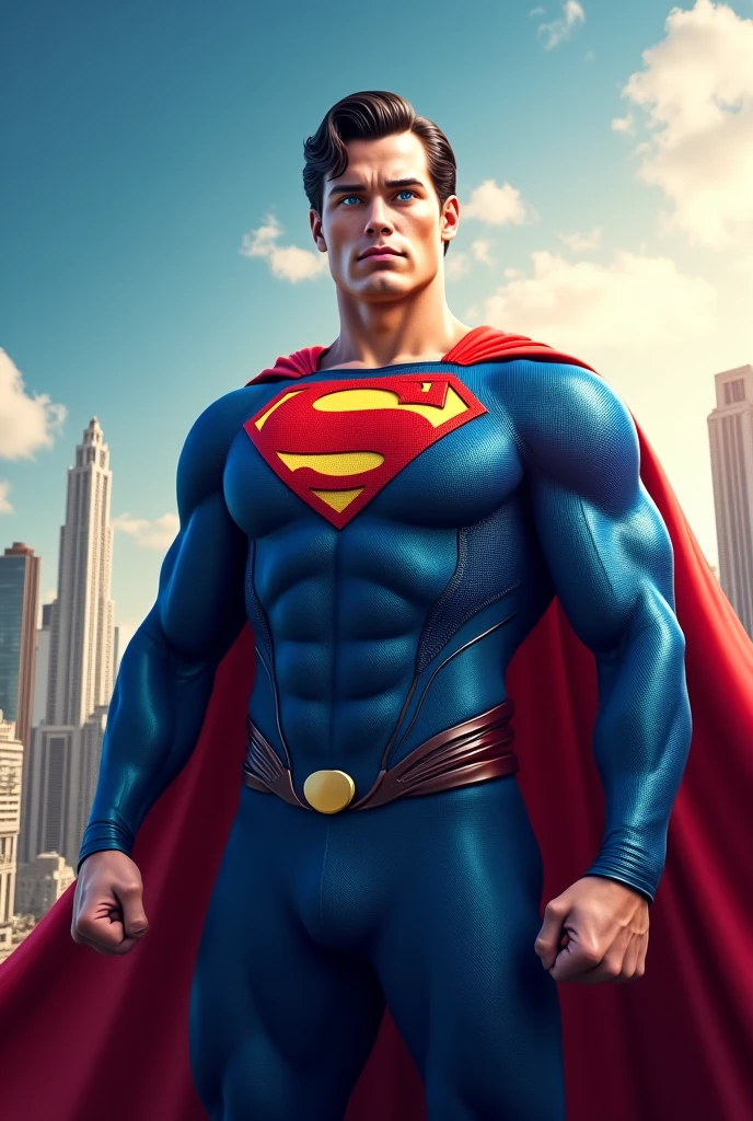 create a very powerful superhero inspired by superman