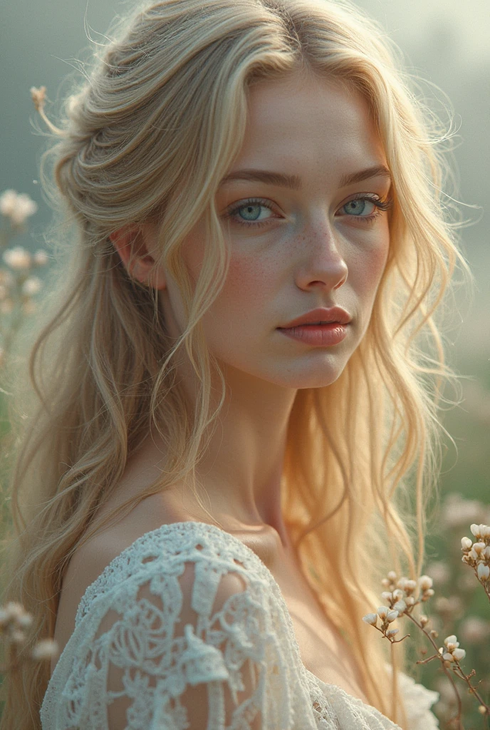 Femme blonde - SeaArt AI