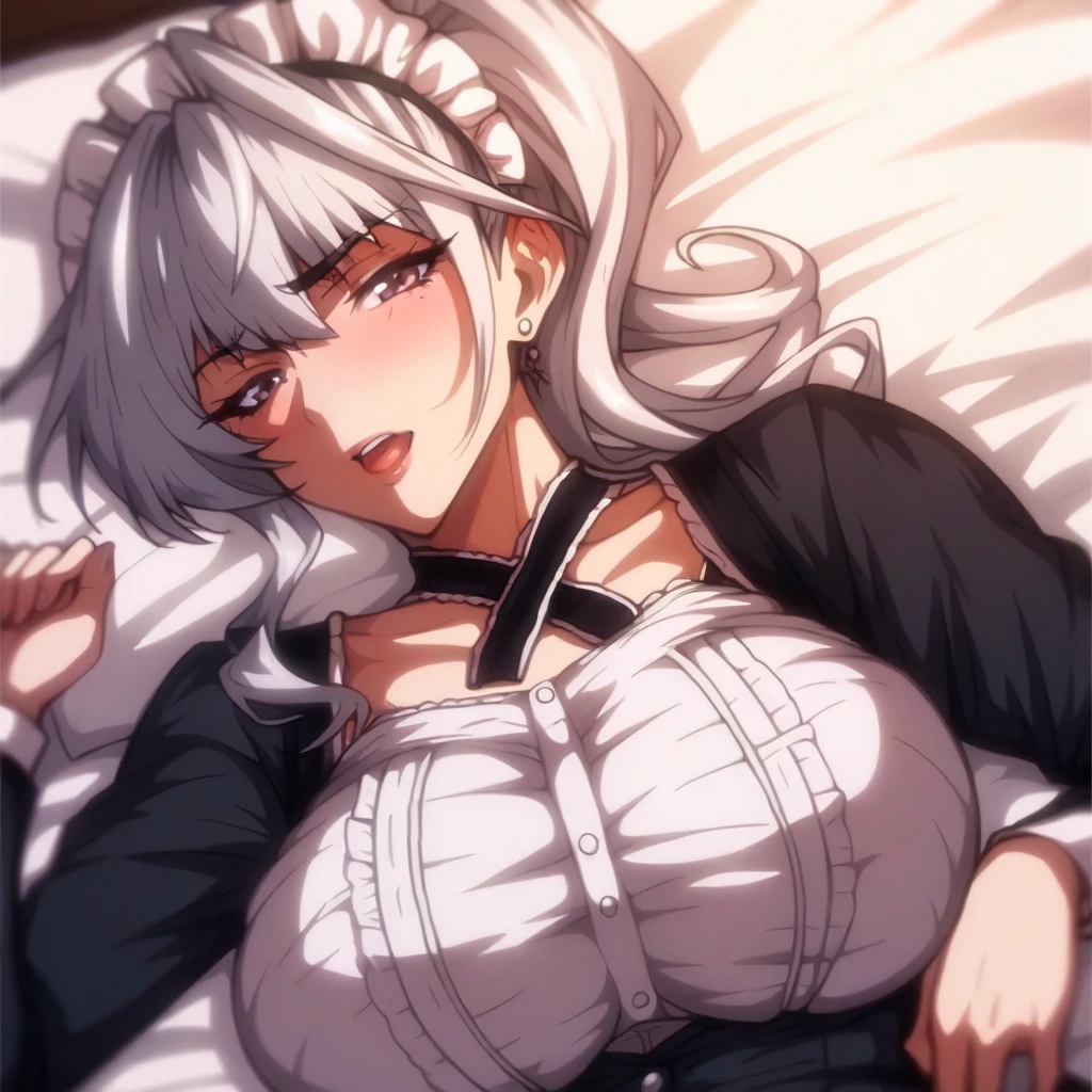 intricate details, cinematic light, 1girl, high resolution illustration, (masterpiece:1.5), (best quality:1.2), (beautiful background:1.2), detailed background, lying, (white coat:1.5), halo, hat, braid, tomoe_(blue_archive), <lora:tomoe_(blue_archive):0.7>