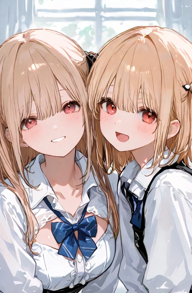 One boy and one girl