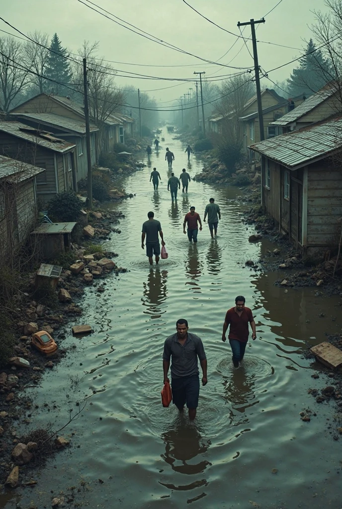 "Where the cries and lamentations of the destitute are heard for flood situation"