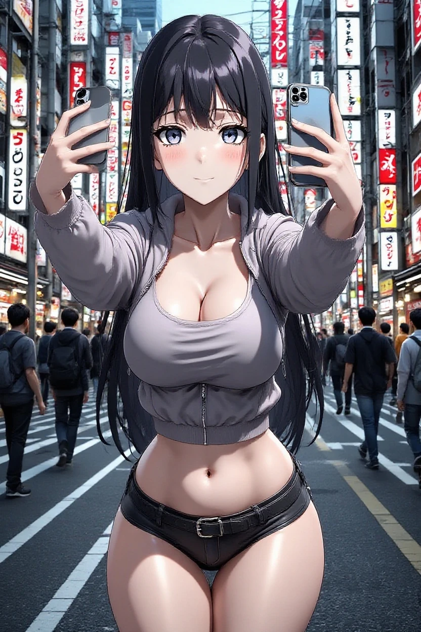 (masterpiece, best quality, hires, high resolution:1.2, 4k, 8k , high quality), extremely detailed, realistic, intricate details, highres, 1girl, solo, red long hair, blue eyes, blush, freckles, (large breasts, thick thighs, wide hips), arched back,(cinematic lighting, sunlight, perfect lighting, backlighting), eye-level shot, extreme close-up-shot, looking at viewer,  
 <lora:PetShamingV1:0.8> sign around neck, crowded place, nude,outdoors,cityscape, (v-arms ),sideboob,barefoot, neck bell, tears,crowd,people,street,shibuya \(tokyo\), large breasts, (hand between legs),pussy, crowded place, sitting