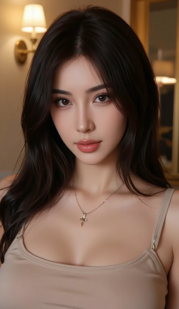 There is a woman who poses for a photo in a corset. Son yuqi de G-(idle), Seo soojin solista.